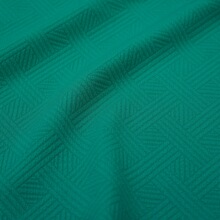 肌理感交叉暗纹格子提花面料 春夏女装设计师 梭织涤纶四面弹布料