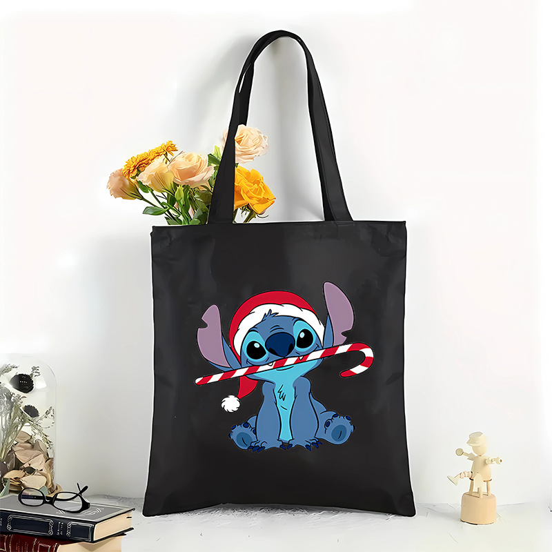 Bolsa de lona de impresión púrpura de pop transfronteriza, bolso de hombro de gran capacidad, portátil perfecto para compras