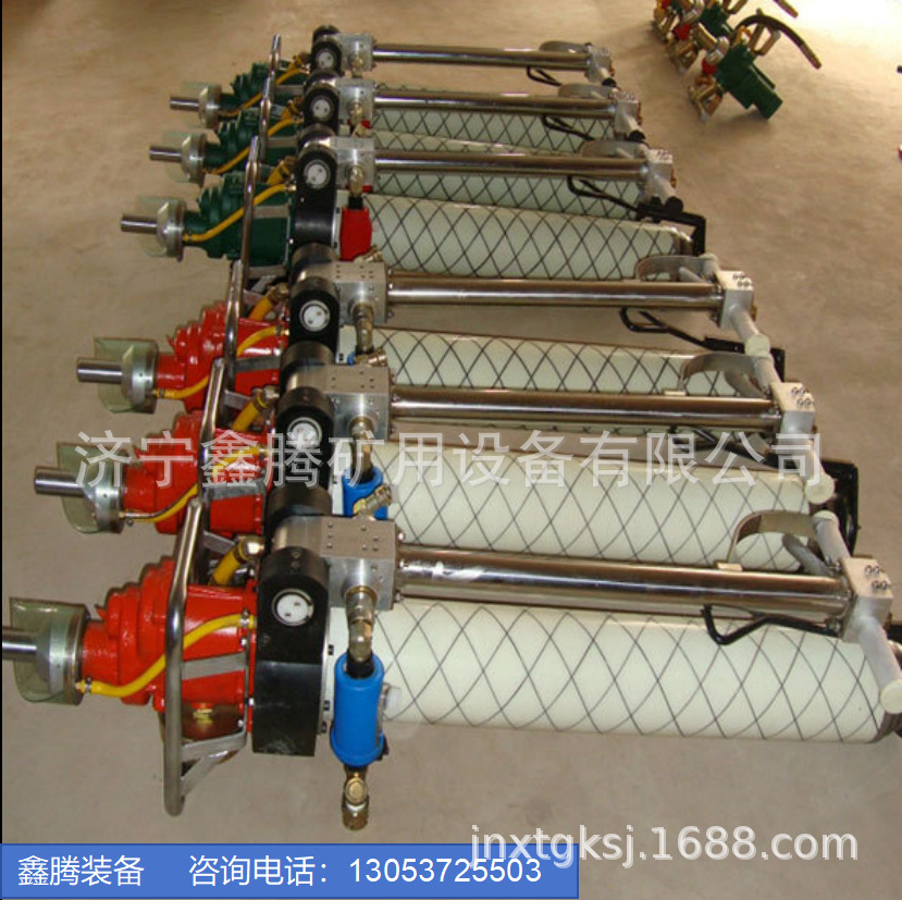 山东鑫腾MQT130/3.2气动锚杆钻机 煤矿井下打顶锚杆支护 气动锚杆