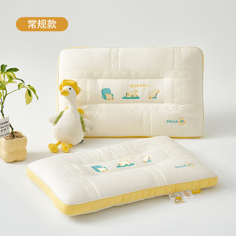 漫画のマルベリーシルク枕、家庭用ペア、子供用頚椎サポート睡眠枕コア、大人用睡眠専用枕|undefined