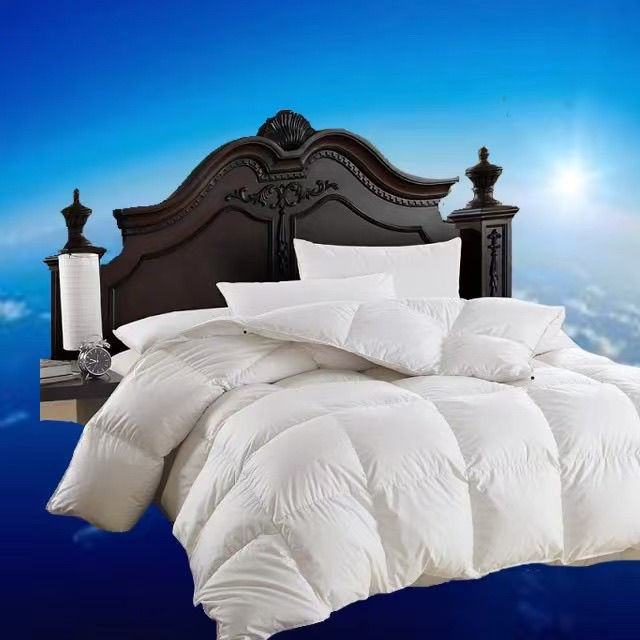 95白鹅绒羽绒被加厚保暖宿舍冬被双人春秋被子鸭绒单人棉被芯