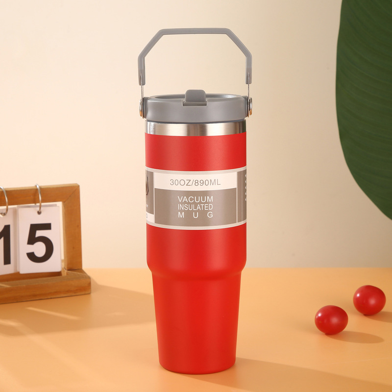 20oz30ozハンドルカバー自動車カップ保冷氷覇カップストローカップステンレス保温カップ大容量卸売り|undefined