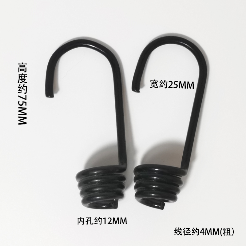 ✅批发挂钩S钩双线钩绑带钩子货车钩子捆绑钩拉紧钩固定钩 金属配