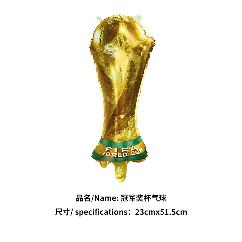 Transfronterizos 2026 Copa del Mundo Serie de globos Estados Unidos, Canadá, México Juego de fútbol Globo de aplausos Globo de trofeo Globo