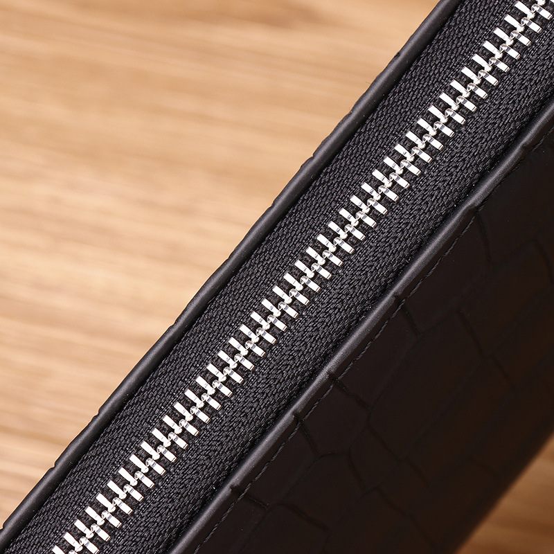 Premium Herren Clutch Aus Echtem Krokodil-leder Mit Handschlaufe_voghion.com