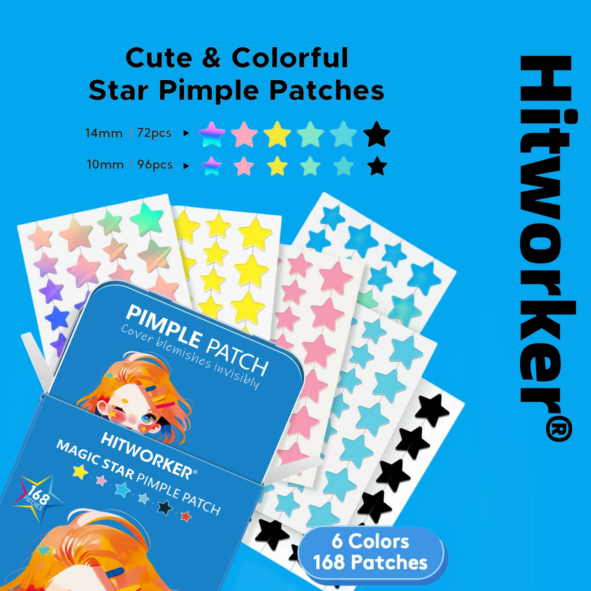 (Cross-border trading), tin box, acne patch, set, conceals acne
