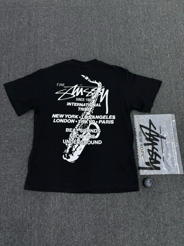 夏スティス スティス 2025 新しいメンズとレディース半袖 Tシャツメンズルーズヘビーウェイト高品質 Tシャツプリント|undefined