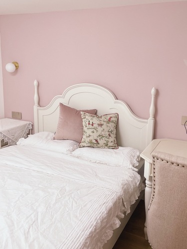 IYR7 American Children's Bed Girl's Room All Solid Wood Princess Bed Master Bedroom 1.8m Double Bed 1.5m Simple White Single