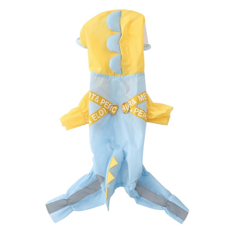 Impermeable para perros, día lluvioso de verano, perro pequeño, perro pequeño, perro mediano, peluche, oso, poncho de cuatro patas