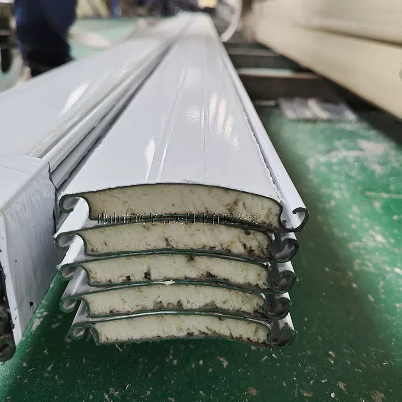 佛山卷闸门白色彩钢发泡卷闸门隔音保温卷闸门商铺卷闸门档口卷闸