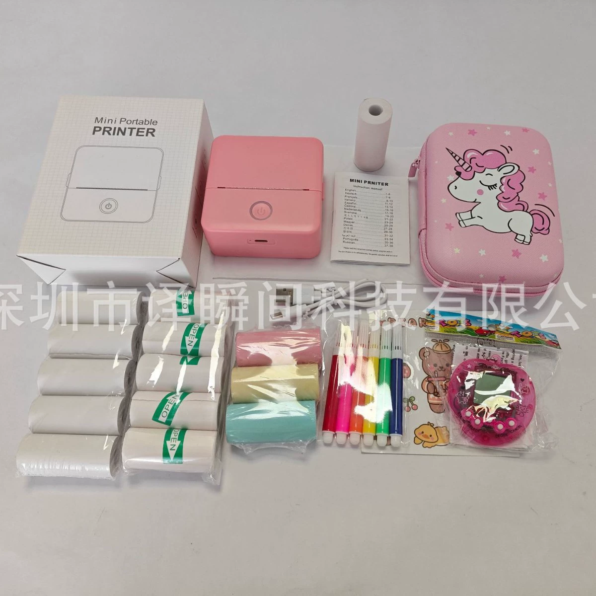 Handheld Wireless Printer X6, Bluetooth Mobile Photo Printer, Compact Portable 135×60×155mm