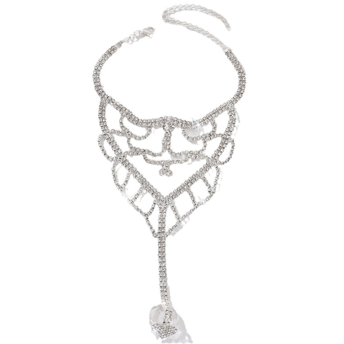 Europa y los Estados Unidos venden en caliente transfronterizos piedad de diamante de playa vacaciones de moda universal simple pulseras de dedos pulseras mujeres al por mayor image 6
