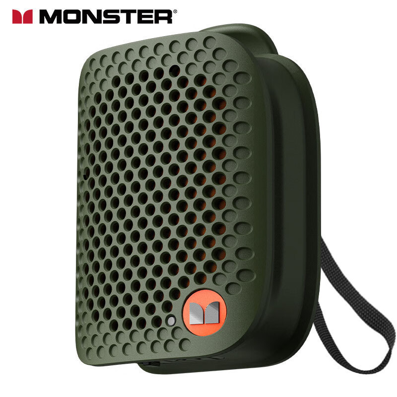 Monster/M3 Monster Bluetooth Speaker Is Suitable for Outdoor Use, Mini Portable Heavy Bass Wireless Waterproof Bluetooth Speaker