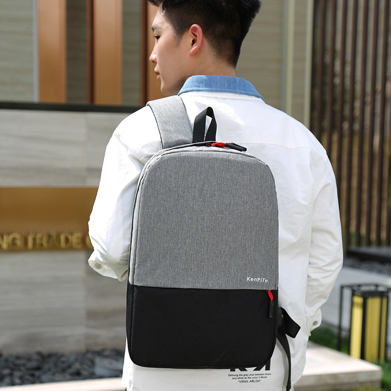 Fábrica directa para el nuevo empalme de moda moda mochila de viaje hombre ocio al aire libre simple mochila de computadora