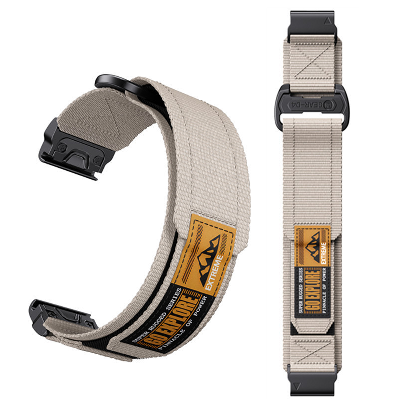 Replacement Tactical Wristband Compatible with Garmin Nylon Velcro Strap Garmin Fenix8, Fenix5X/6X Replacement Tactical Wristband Compatible with Garmin Nylon Velcro Strap Garmin Fenix8, Fenix5X/6X