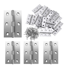 亚马逊不锈钢2英寸合页黑色家具折叠钢琴橱柜门折页小合页铰链