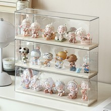 潮玩盲盒泡泡玛特展示架女孩手办玩具车载饰品摆件公仔礼物收纳盒