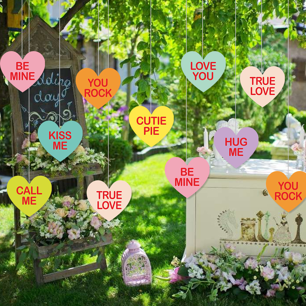 2024 transfronteriza Día de San Valentín amor colgante boda aniversario decoración del partido suministros adornos