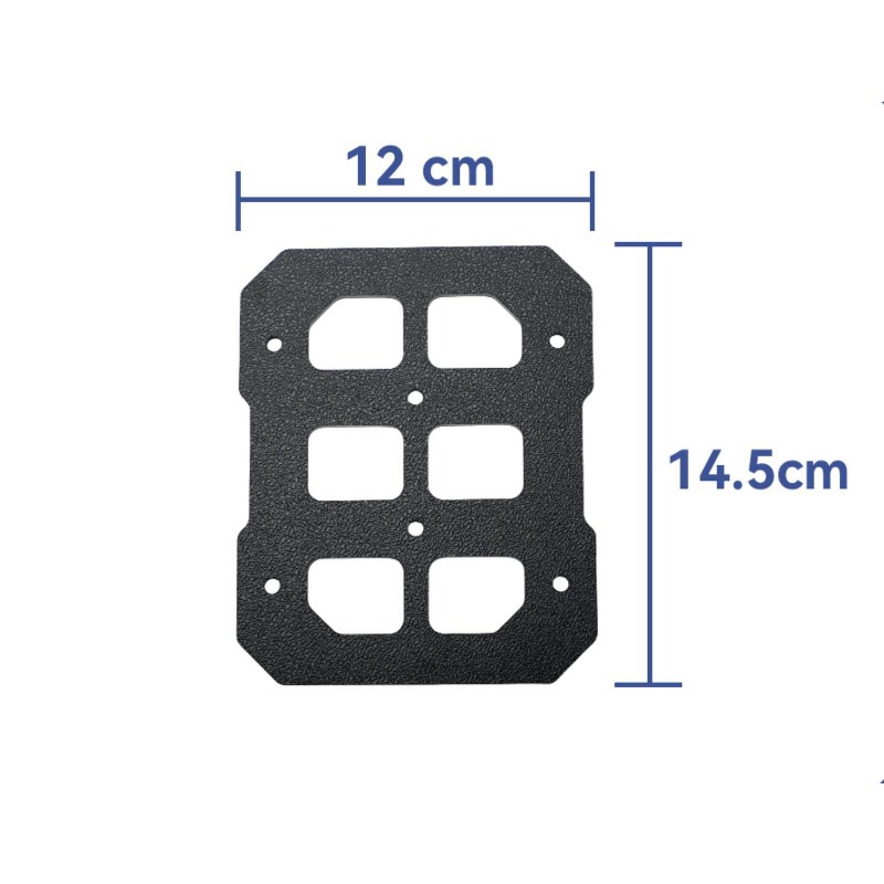 Suitable for motorcycle tail box Molle tactical protective hanging panel, HONDA universal rear tail box module storage hanging panel