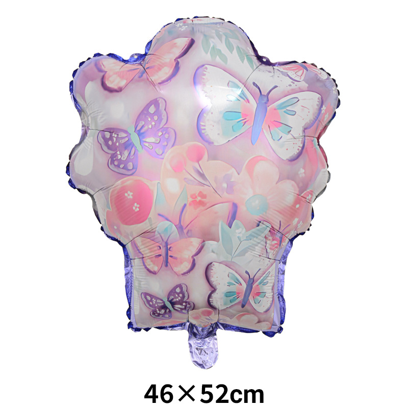Insect balloon cute butterfly cartoon alien large bees aluminum film balloon children's birthday decoration and arrangement props