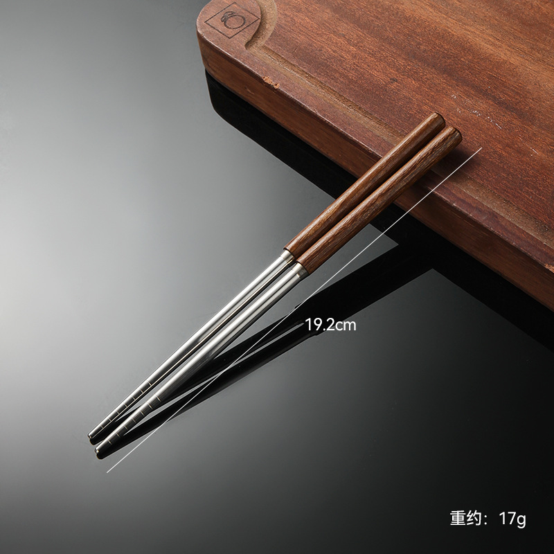 Madera de haya, alas de pollo, mango de madera, cuchillo y tenedor de acero inoxidable doméstico, cubiertos, cuchillo y tenedor de carne brillante, cuchara de carne occidental