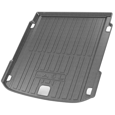 Suitable for Audi Trunk Mat - 2025-2026-audi-a5l-carbon-fiber-pattern-saic-thickened-version