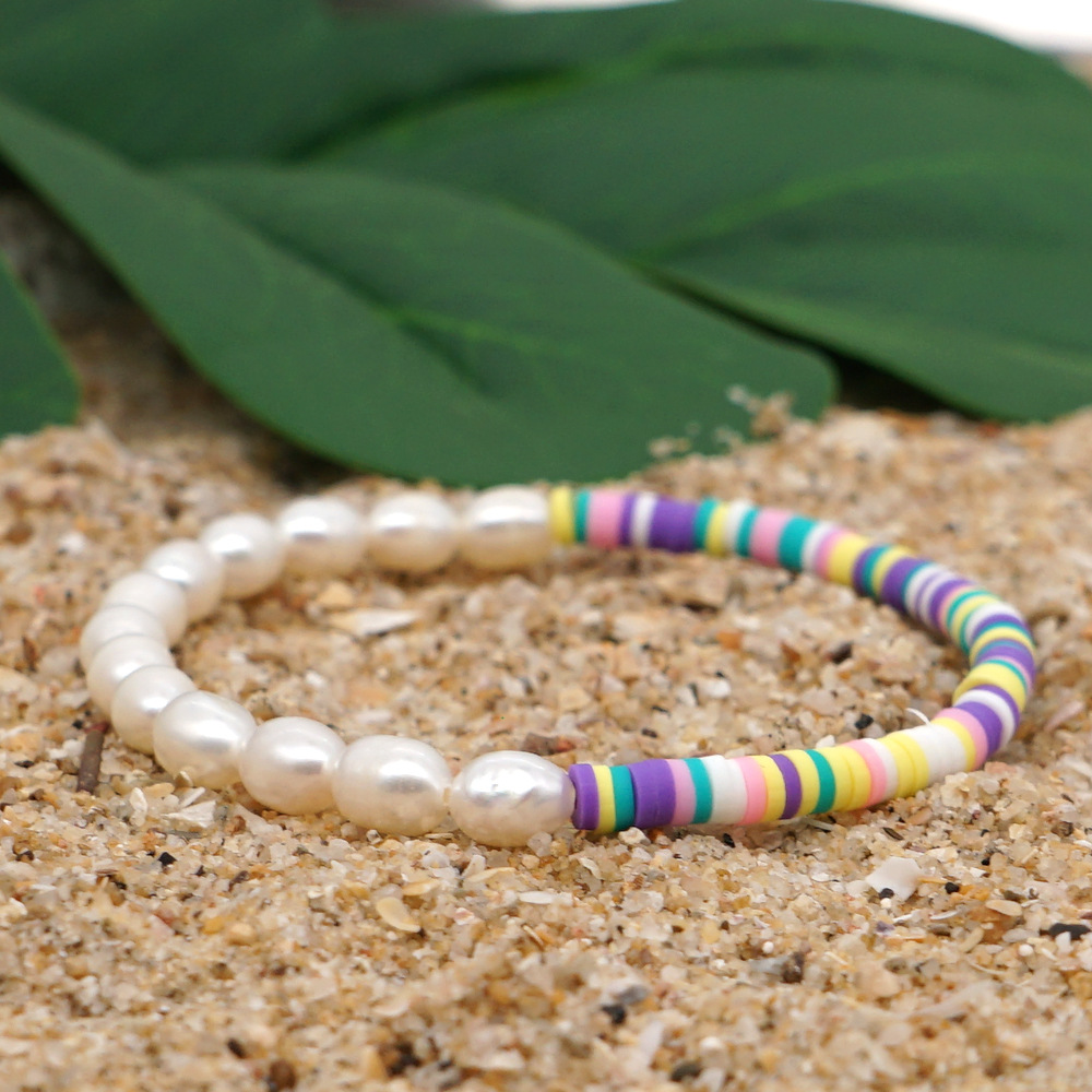 simple handmade beaded pearl bracelet wholesalepicture19