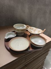✅性价比高  一人食餐具套装   景德镇粗陶餐具分餐制早餐打卡