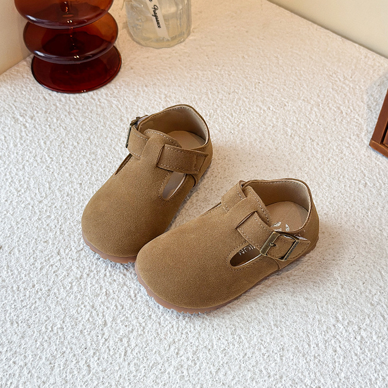 Zapatos Bocken para niños 2025 temporada de otoño nuevos zapatos de cuero de moda de suela suave para niños zapatos de soltero para bebés zapatos de frijol image 5