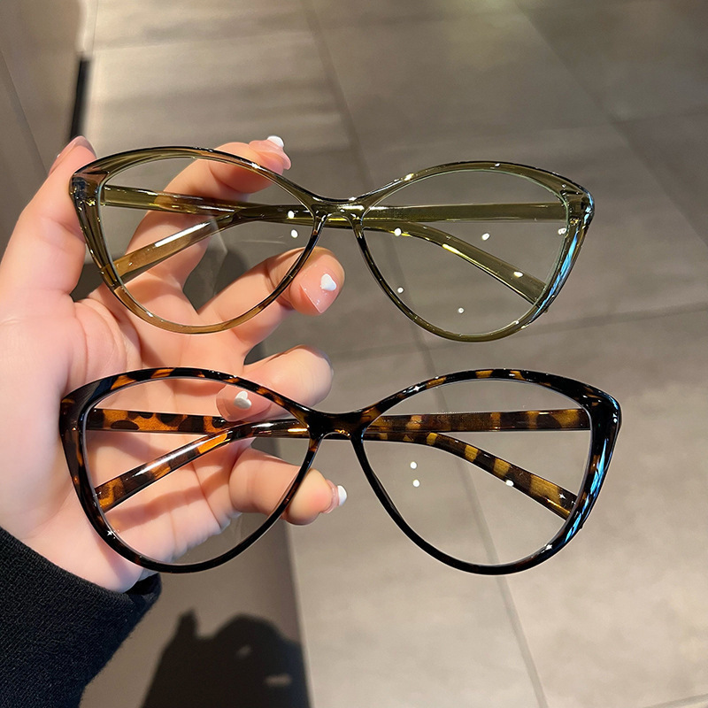 K-Style of Plain Makeup Artifact Myopia Glasses for Women, High-Definition Eye Protection, Anti-Blue Light Flat Glasses, Large Frame, Slimming Look Glasses Frame K-Style of Plain Makeup Artifact Myopia Glasses for Women, High-Definition Eye Protection, Anti-Blue Light Flat Glasses, Large Frame, Slimming Look Glasses Frame