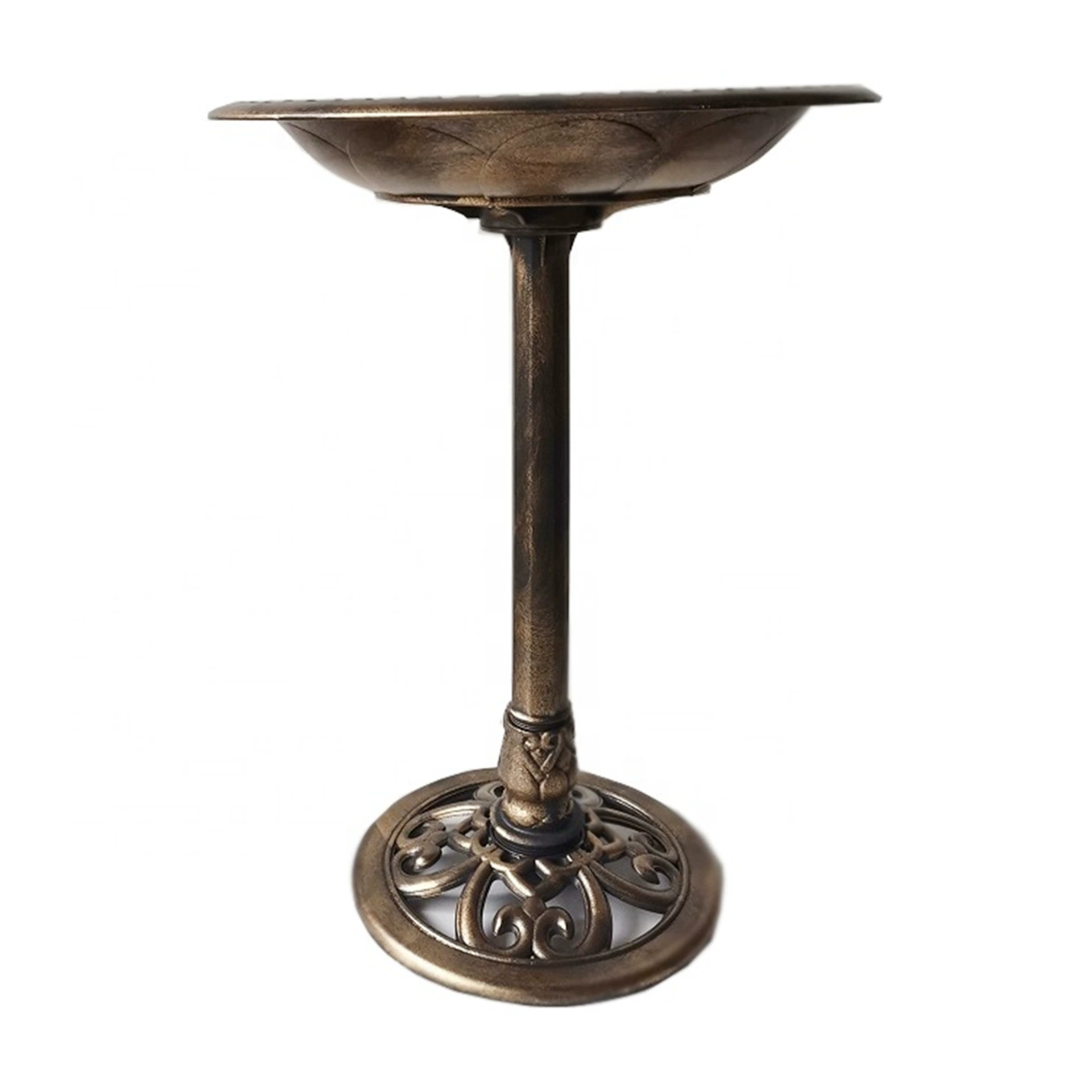 Открытый бассейн для птиц с пейзажным украшением фонтан