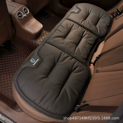 Summer Cooling Seat Cushion | Universal seat cover - noble-black-nappa-leather-one-seat-in-the-back-row-4646