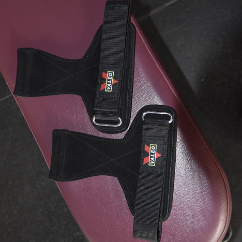 Power-assisted deadlift men's and women's sports wrist guards and grip belts VALEO pull-ups cowhide fitness palm guards wholesale