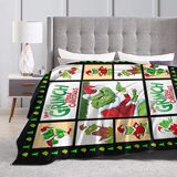 Зеленое фланелевое мягкое комфортное удерживающее тепло одеяло