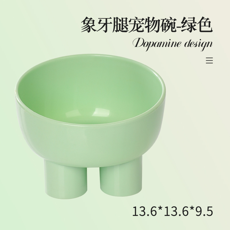 Tazón de comida para mascotas para evitar volcarse Tazón de arroz para perros Beber agua para gatos Tazón de arroz de comida para gatos de gran calibre Tazón de cuello de barbilla anti-negro