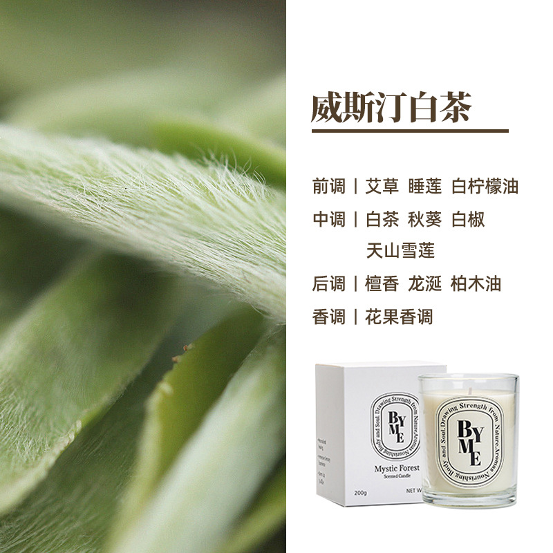 Byme cera de soja aromaterapia vela gran capacidad planta aceite esencial aromaterapia decoración interior avanzada mano traje regalo