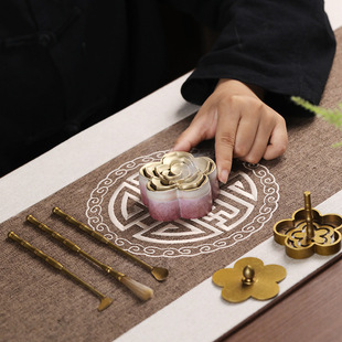 Entry-level incense tools snow tire plum bone incense stick suit full set of incense stick supplies powder pressing utensils incense printing incense shovel