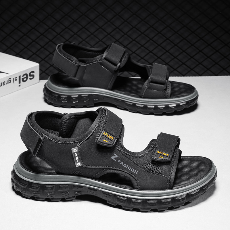 Sandalias para hombres verano 2024 nuevos zapatos de playa deportivos casuales para hombres sandalias gruesas