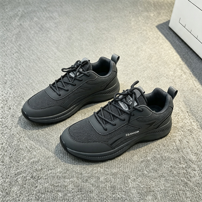 Doble red nuevo tipo de zapatos de hombre textiles transpirables zapatos deportivos casuales de moda para hombres con suela suave ligera zapatos para correr
