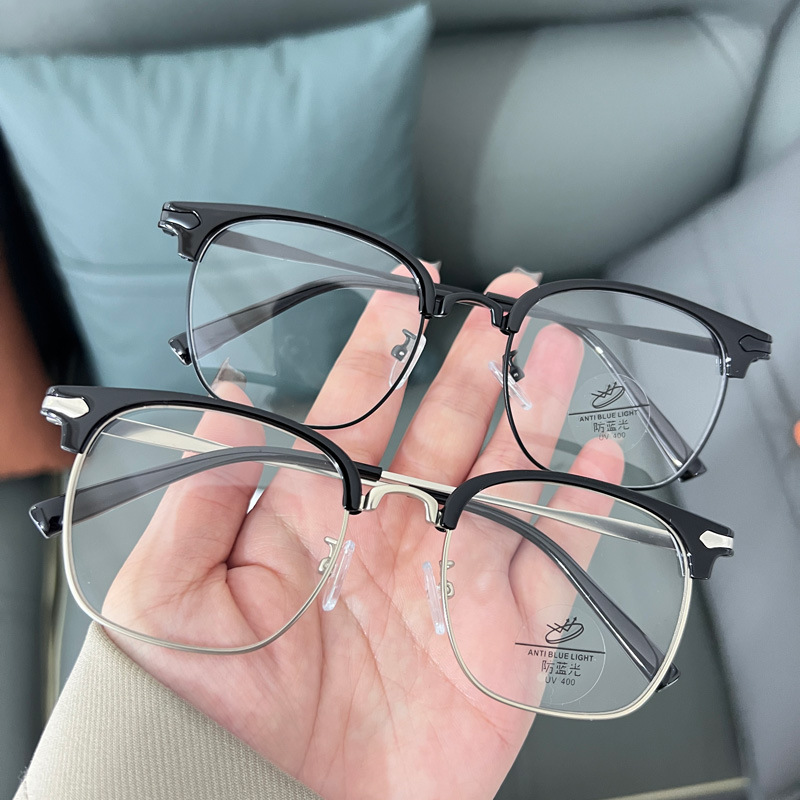 Minimalistische Herrenbrille Im Browline Design Halbrand_voghion.com