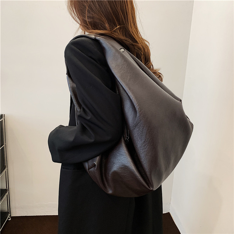 Bolsos de mujer transfronterizos nuevos bolsos de cuero blando insfeng blogueros perezosos bolsos de albóndigas de gran capacidad bolso de viaje bolso tote