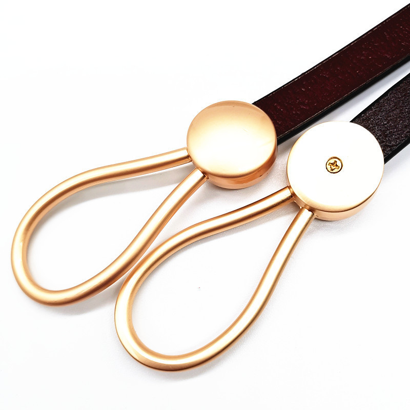 Geknoteter Gürtel Für Damen Aus Leder Als Dekoratives Accessoire_voghion.com