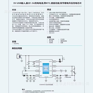 CS5090EA  USBݔ�����1.5A��������NTC�p�����������оƬ