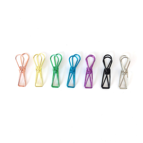 Metal clip stationery office supplies wholesale small fish clip creative storage swallowtail clip fishtail clip hand account long tail clip