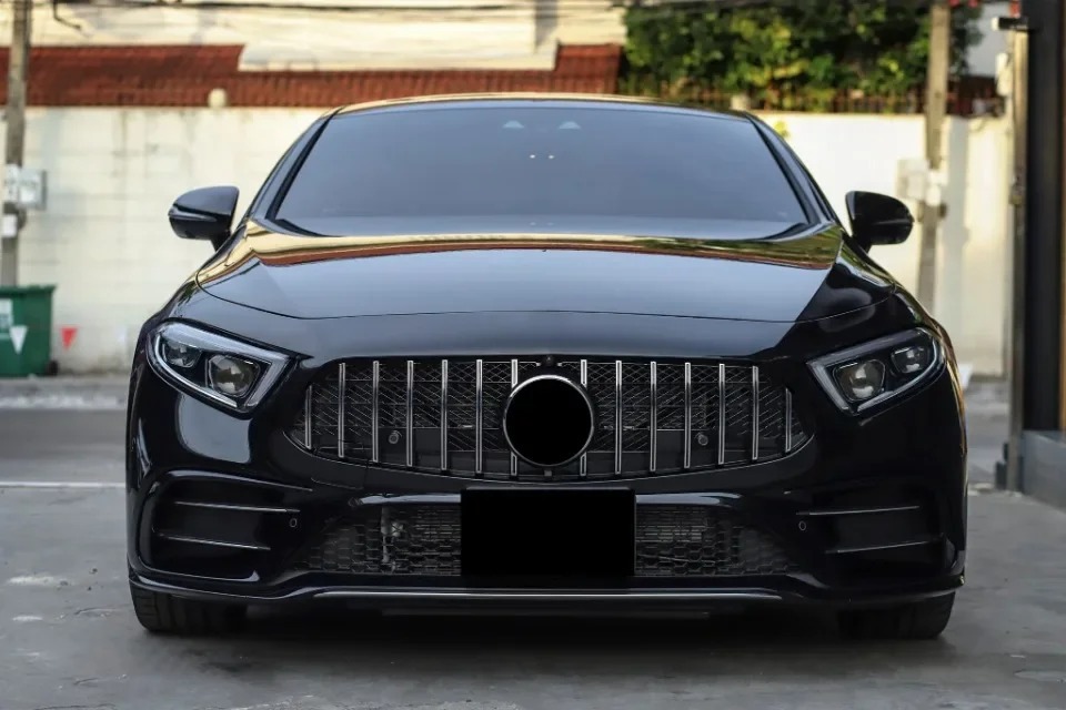 Suitable for 2019+ Mercedes-Benz Clsw257 C257 Modified Gt Starry Sky Front Bumper Grille Original Car Abs