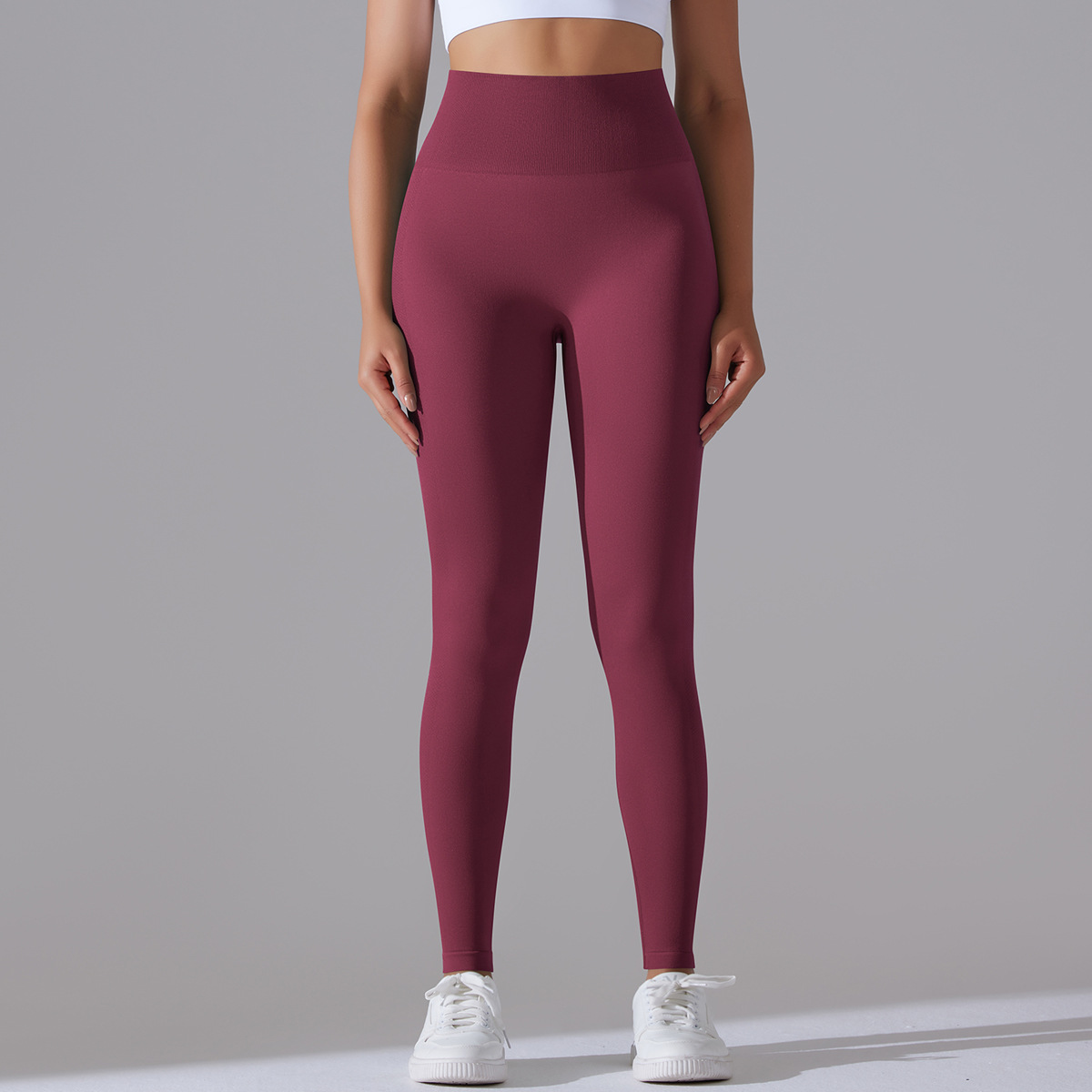 Style Moderne Style Simple Couleur Unie Nylon Mélange De Coton Actif Bas Leggings display picture 20