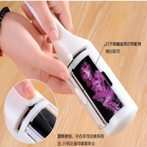 Coat dust removal brush lint ball micro dry cleaner household clothing electrostatic lint removal brush clothes lint remover red