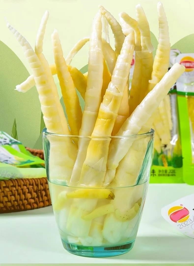 Pickled Bamboo Shoot Tips Sour Spicy Ready to Eat Snack 7 Bags 3500g key features