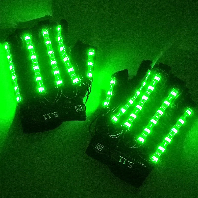 Gafas luminosas gafas LED traje etapa apoyos discoteca cantante intermitente LED gafas 12V masculino y femenino cantante