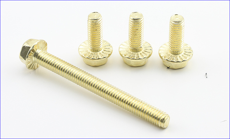 304不锈钢金色十字凹脑带垫法兰螺丝 (4).JPG